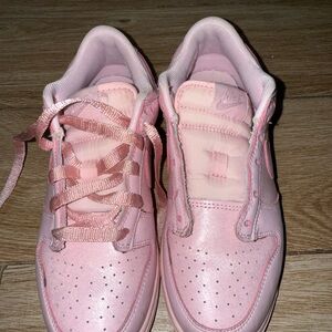 Nike Pink Mesh Sneaker Interior